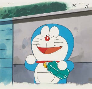 セル画「ドラえもん」より Animation cel from DORAEMON by Shin